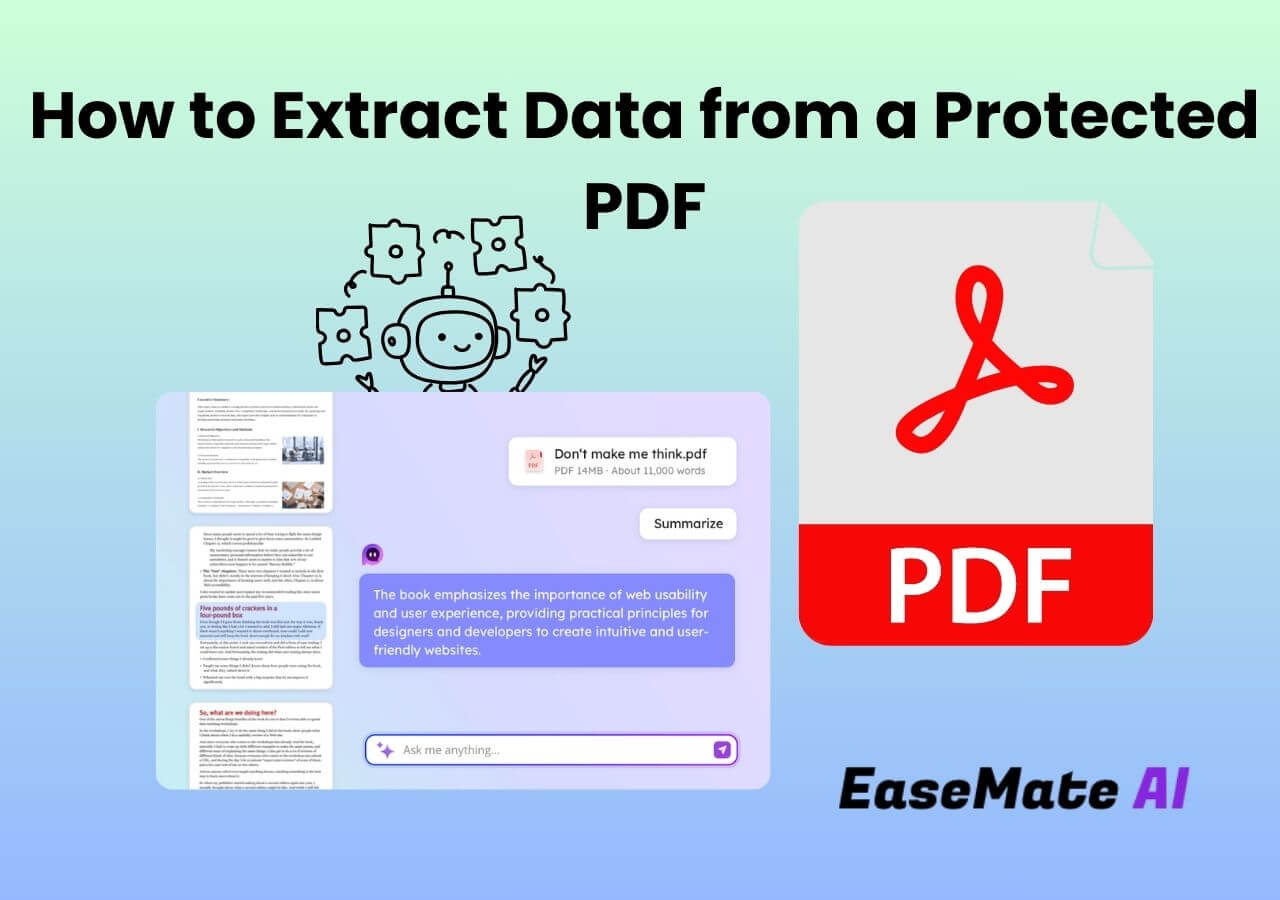 How to Extract Data from a Protected PDF🔥